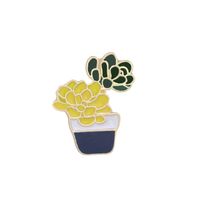 Simple Style Cactus Alloy Enamel Metal Unisex Brooches sku image 6