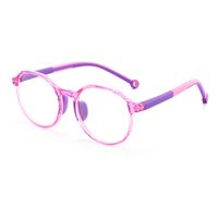 Fashion Color Block Ac Round Frame Full Frame Optical Glasses sku image 3