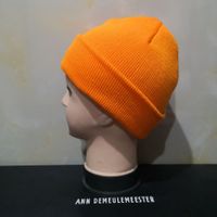 Unisex Simple Style Solid Color Sewing Crimping Wool Cap sku image 15