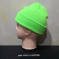 Unisex Simple Style Solid Color Sewing Crimping Wool Cap sku image 13