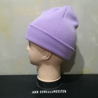 Unisex Simple Style Solid Color Sewing Crimping Wool Cap sku image 25