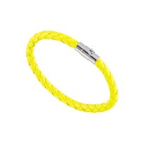 Moda Color Sólido Cuero Sintético Trenza Pareja Pulsera sku image 22