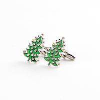 European And American Foreign Ornament Christmas Cufflinks Christmas Tree Cufflinks Snowman Snowflake Series Ornament Free Shipping main image 1