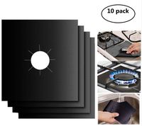 Fashion Solid Color Teflon Gas Stove Cleaning Pad 1 Set main image 2