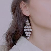 Fashion Irregular Geometric Shell Soft Clay Beaded Plating Women's Earrings 1 Pair sku image 23