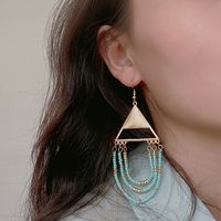 Fashion Irregular Geometric Shell Soft Clay Beaded Plating Women's Earrings 1 Pair sku image 31