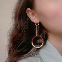 Fashion Irregular Geometric Shell Soft Clay Beaded Plating Women's Earrings 1 Pair sku image 26