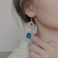 Fashion Irregular Geometric Shell Soft Clay Beaded Plating Women's Earrings 1 Pair sku image 21