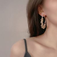 Fashion Irregular Geometric Shell Soft Clay Beaded Plating Women's Earrings 1 Pair sku image 29