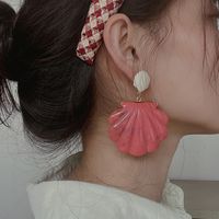 Fashion Irregular Geometric Shell Soft Clay Beaded Plating Women's Earrings 1 Pair sku image 30