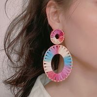 Fashion Irregular Geometric Shell Soft Clay Beaded Plating Women's Earrings 1 Pair sku image 25
