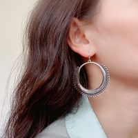 Fashion Irregular Geometric Shell Soft Clay Beaded Plating Women's Earrings 1 Pair sku image 5