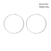 1 Pair Fashion Circle Plating Alloy Iron Earrings sku image 53