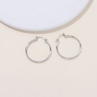 1 Paar Mode Kreis Überzug Legierung Eisen Ohrringe sku image 6