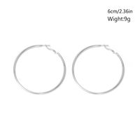 1 Pair Fashion Circle Plating Alloy Iron Earrings sku image 46