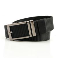 Simple Style Stripe Solid Color Alloy Canvas Inlay Rhinestones Men's Woven Belts 1 Piece sku image 15