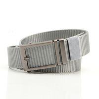 Simple Style Stripe Solid Color Alloy Canvas Inlay Rhinestones Men's Woven Belts 1 Piece sku image 16