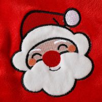 Christmas Fashion Santa Claus Snowman Elk Patchwork Polyester Girls Outerwear main image 3