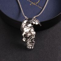 Wholesale Jewelry Fashion Skull 201 Stainless Steel Zinc Alloy Pendant Necklace main image 4
