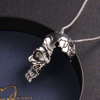 Wholesale Jewelry Fashion Skull 201 Stainless Steel Zinc Alloy Pendant Necklace main image 3