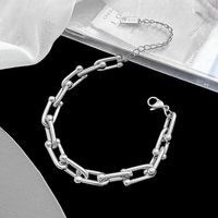 Fashion Geometric Titanium Steel Plating Necklace 1 Piece sku image 3