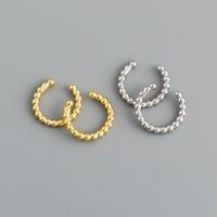 1 Pair Fashion C Shape Plating Sterling Silver Ear Clips main image 1