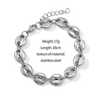 Fashion Geometric Titanium Steel Chain Bracelets 1 Piece sku image 11