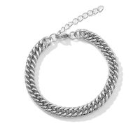 Fashion Geometric Titanium Steel Chain Bracelets 1 Piece main image 2