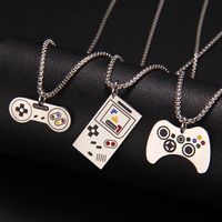 Fashion Gamepad 201 Stainless Steel Enamel Unisex Pendant Necklace main image 1