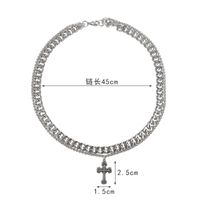 Fashion Letter Titanium Steel Polishing Layered Necklaces 1 Piece sku image 1