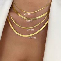 Fashion Geometric Stainless Steel Plating Layered Necklaces 1 Piece sku image 19
