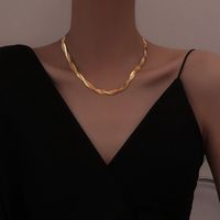 Fashion Geometric Stainless Steel Plating Layered Necklaces 1 Piece sku image 47