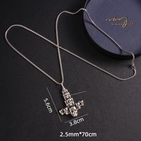 Fashion Snake Stainless Steel Plating Pendant Necklace 1 Piece sku image 18