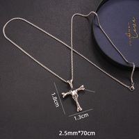 Fashion Snake Stainless Steel Plating Pendant Necklace 1 Piece sku image 15
