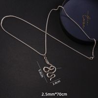 Fashion Snake Stainless Steel Plating Pendant Necklace 1 Piece sku image 11