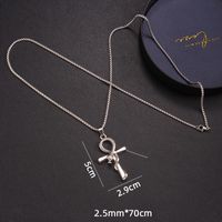 Fashion Snake Stainless Steel Plating Pendant Necklace 1 Piece sku image 10