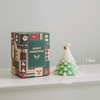 Christmas Fashion Christmas Tree Paraffin Daily Candle 1 Piece sku image 4