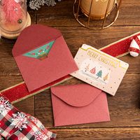 Creative Cartoon Christmas Bronzing Paper Folding Greeting Card main image 2