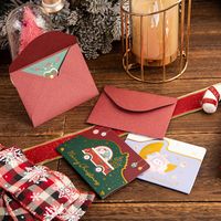 Creative Cartoon Christmas Bronzing Paper Folding Greeting Card main image 3