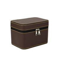 Retro Solid Color Pu Leather Jewelry Boxes sku image 4