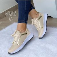 Women's Sports Color Block Round Toe Sports Shoes main image 5