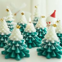 Christmas Fashion Christmas Tree Paraffin Daily Candle 1 Piece main image 2