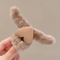 Fashion Bow Knot Plush Handmade Hair Claws 1 Piece sku image 28