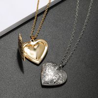 Ethnic Style Heart Shape Copper Plating Necklace 1 Piece main image 1