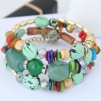 Fashion Water Droplets Artificial Gemstones Inlaid Gemstone Artificial Crystal Women's Bracelets 1 Piece main image 5