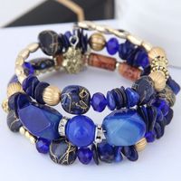 Fashion Water Droplets Artificial Gemstones Inlaid Gemstone Artificial Crystal Women's Bracelets 1 Piece main image 3