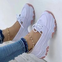 Women's Fashion Solid Color Round Toe Casual Shoes main image 6