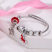 Simple Style Unicorn Horse Alloy Titanium Steel Enamel Unisex Bangle sku image 1