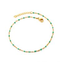 Fashion Round Stainless Steel Women's Anklet sku image 4