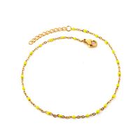 Fashion Round Stainless Steel Women's Anklet sku image 6